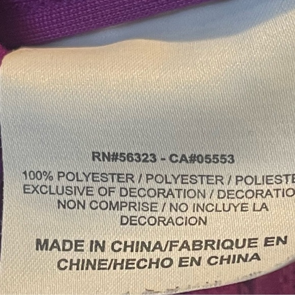 Nike Purple Fuschia Track Running 1/2 Zip Polyester Hoodie Size Small - Picture 5 of 5